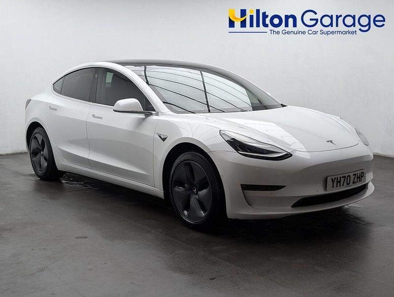 White Used 2020 Tesla Model 3 Long Range AWD Sedan | £15,650 (Good price) - Image 1/4