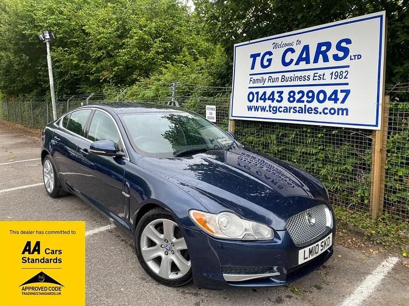 Blue Used 2010 Jaguar XF Premium Luxury Sedan | £3,295 (Fair price) - Image 1/4