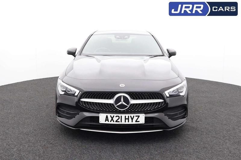 Used Mercedes CLA200 AMG Line Premium 163 HP (119 kW) 2021 Black Coupe