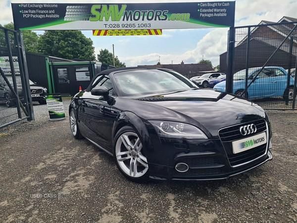 Black Used 2014 Audi TT S-Line Cabriolet | £9,995 (Super price) - Image 1/4