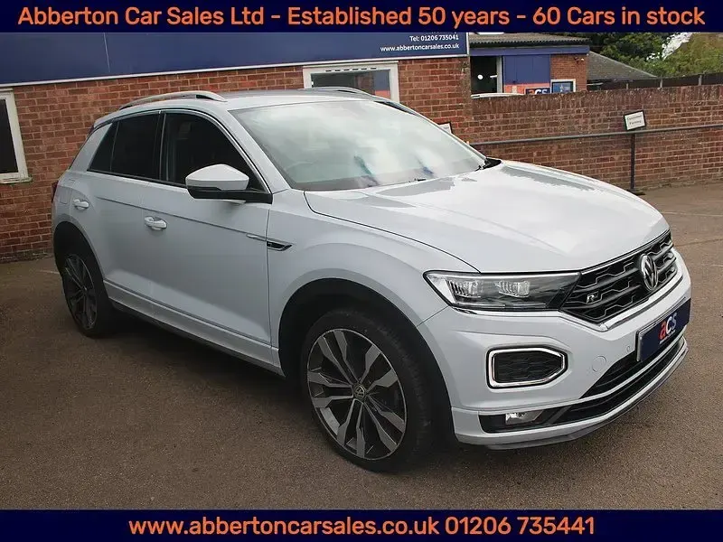 Used VW T-Roc R-line 115 HP (84 kW) 2019 Silver SUV