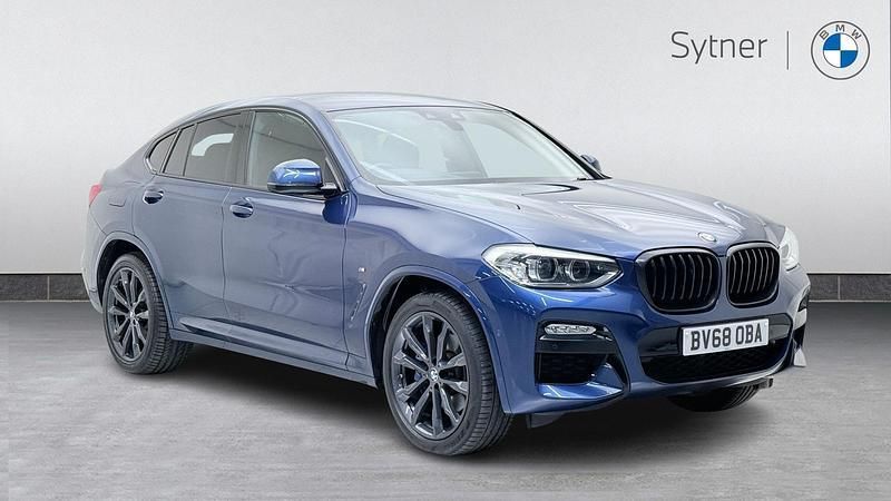 Blue Used 2018 BMW X4 M Sport SUV | £25,500 (A bit pricey) - Image 1/4