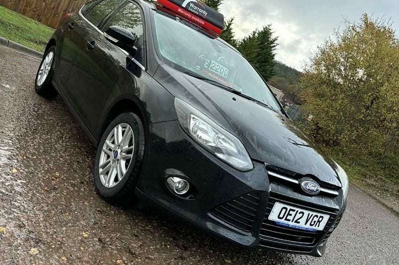 Black Used 2012 Ford Focus Titanium Hatchback | £2,200 (Good price) - Image 1/1