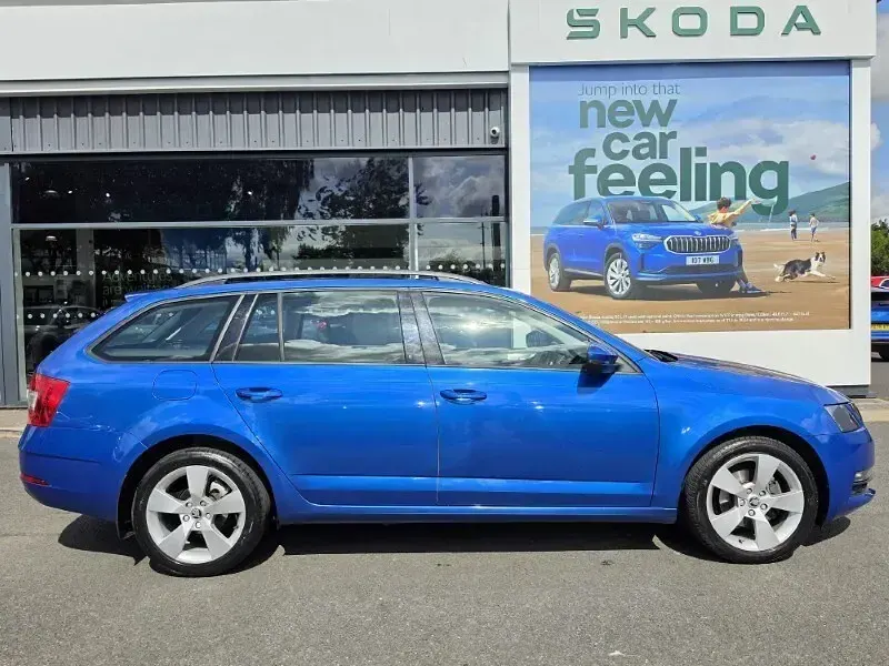 Used Skoda Octavia SE Drive 150 HP (110 kW) 2019 Blue Estate