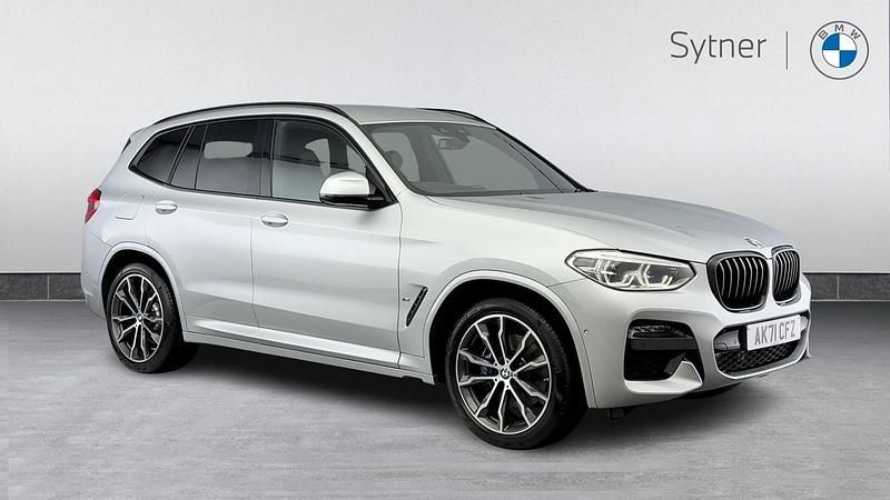 Silver Used 2021 BMW X3 M Sport SUV | £27,500 (Fair price) - Image 1/4
