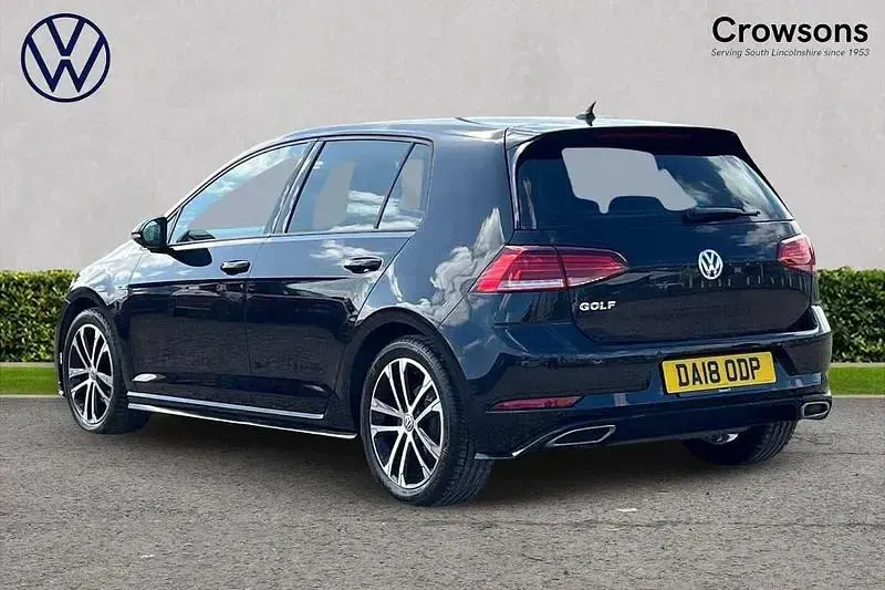 Used VW Golf VII R-line 150 HP (110 kW) 2018 Black Hatchback