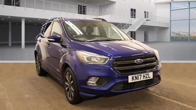 Impact blue pearl Used 2017 Ford Kuga ST-Line SUV | £10,875 (A bit pricey) - Image 1/4