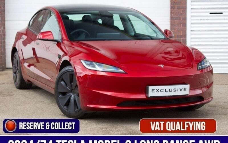 Red Used 2024 Tesla Model 3 Long Range Sedan | £37,425 - Image 1/4