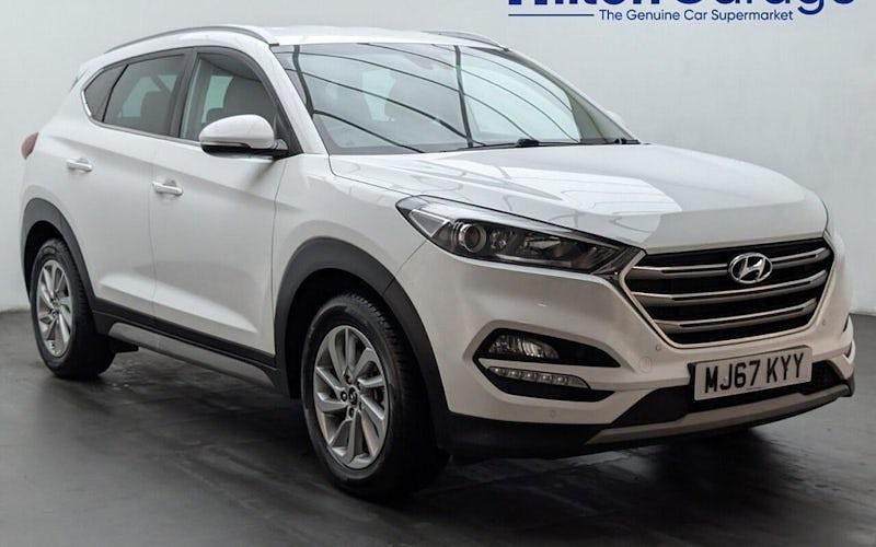 White Used 2017 Hyundai Tucson Premium SUV | £13,350 (Fair price) - Image 1/4