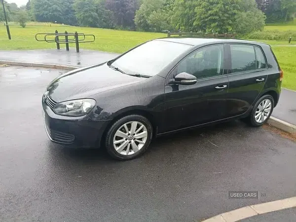 Used VW Golf VI Match 105 HP (77 kW) 2011 Black Hatchback