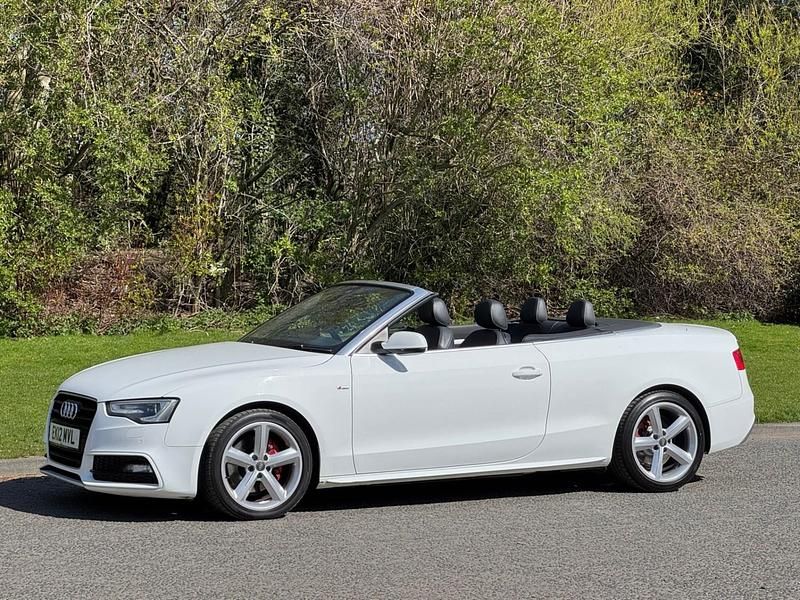 Used Audi A5 Cabriolet S-Line 2012 White Cabriolet