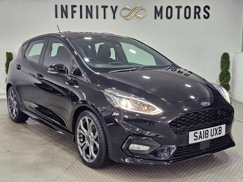 Black Used 2018 Ford Fiesta ST-Line Hatchback | £9,350 (Fair price) - Image 1/4