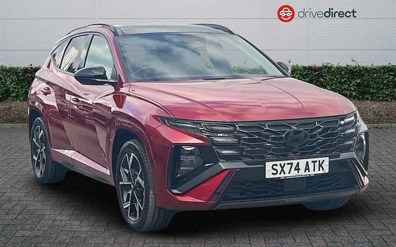 Red Used 2025 Hyundai Tucson N Line SUV | £29,095 (Fair price) - Image 1/4