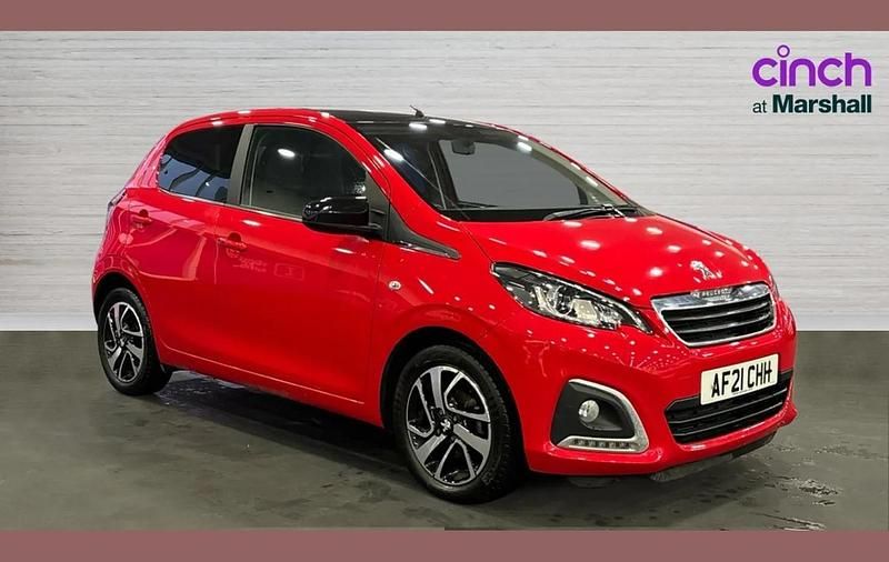 Red Used 2021 Peugeot 108 Allure Hatchback | £9,366 (Fair price) - Image 1/4