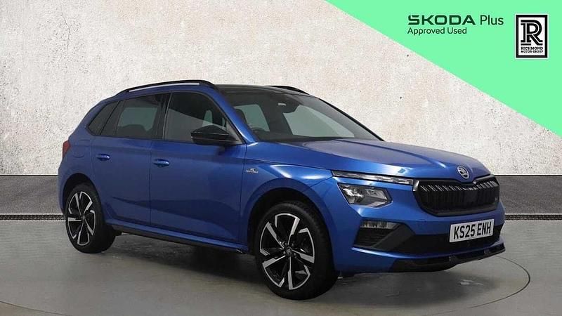 Used Skoda Kamiq Monte Carlo 150 HP (110 kW) 2025 Race blue metallic SUV