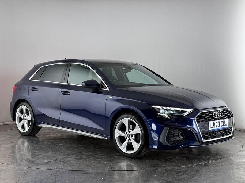 Used Audi A3 Sportback S-Line 2023 Blue Hatchback