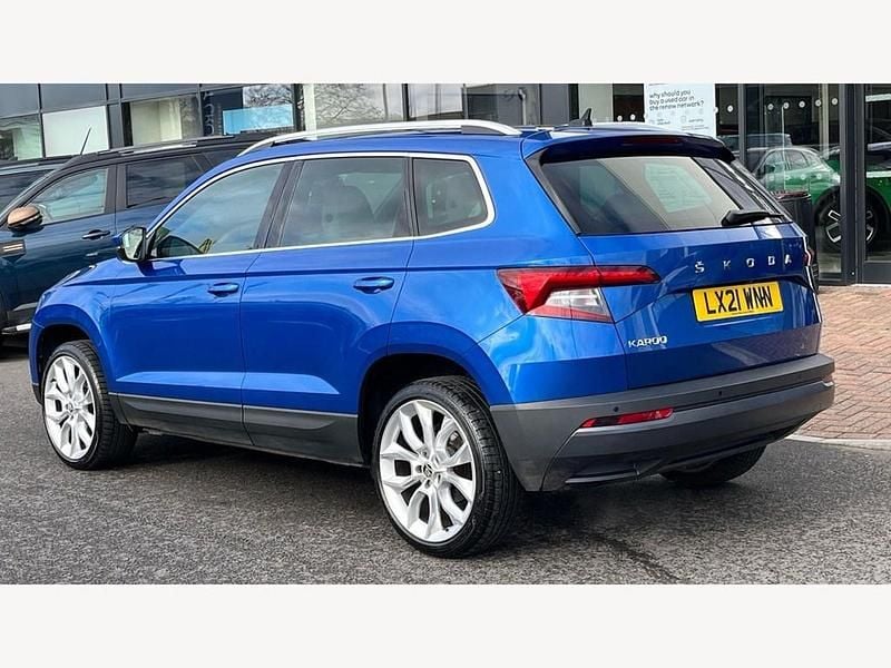 Used Skoda Karoq 2021 Blue SUV