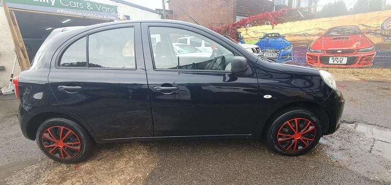 Black Used 2013 Nissan Micra Visia Hatchback | £1,995 (Good price) - Image 1/4