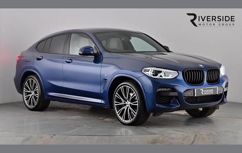 Used BMW X4 M Sport 190 HP (139 kW) 2019 Tanzanite blue SUV