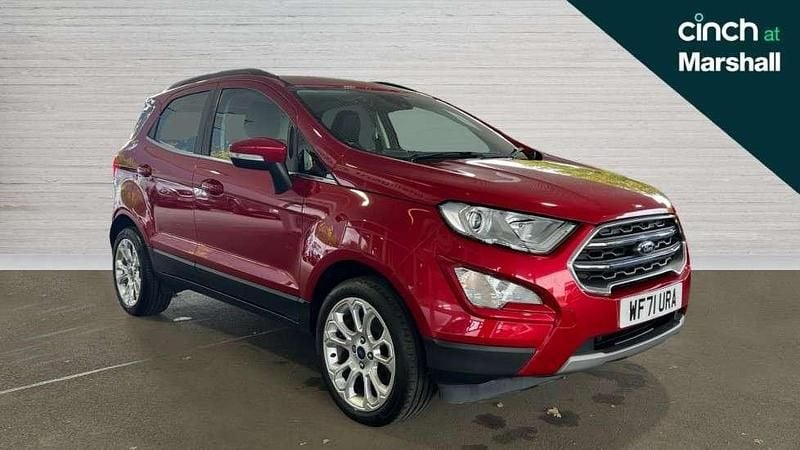 Red Used 2021 Ford Ecosport Titanium SUV | £10,780 (Fair price) - Image 1/4