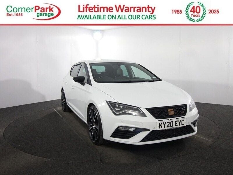 White Used 2020 Cupra Leon Hatchback | £18,999 (Good price) - Image 1/4