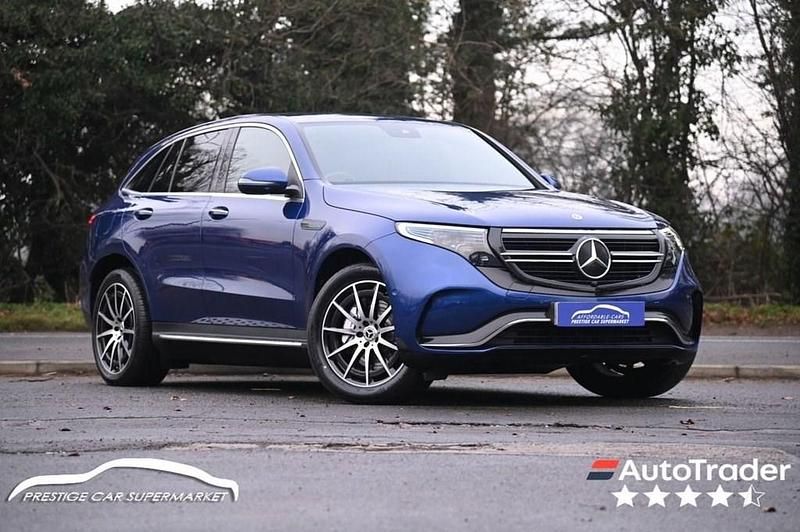 Blue Used 2021 Mercedes EQC400 AMG line SUV | £22,499 (Super price) - Image 1/4