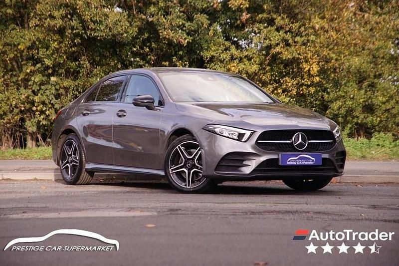 Grey Used 2021 Mercedes A250 AMG line Sedan | £17,999 (Good price) - Image 1/4