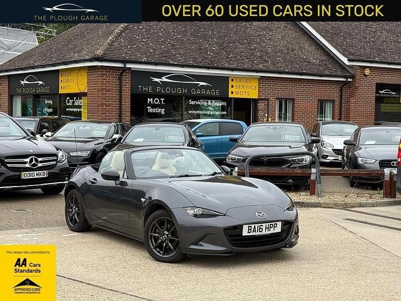 Grey Used 2016 Mazda MX5 Inclusive Cabriolet | £12,995 (Fair price) - Image 1/4
