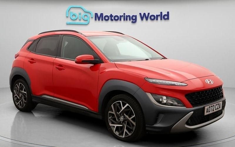 Red Used 2022 Hyundai Kona Premium SUV | £16,000 (Fair price) - Image 1/4