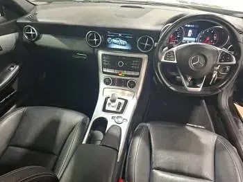 Used Mercedes SLC200 AMG line 184 HP (135 kW) 2018 Black Cabriolet