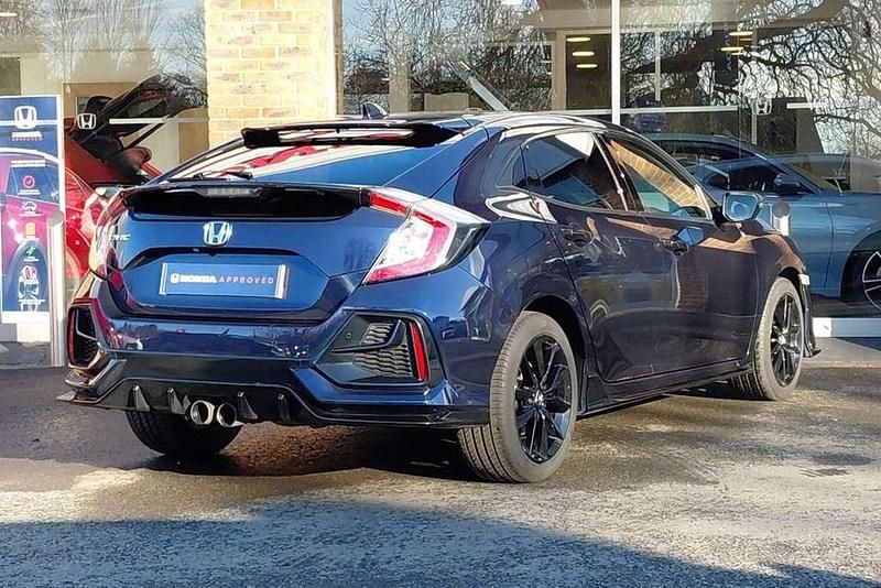 Used Honda Civic Sport 180 HP (132 kW) 2021 Blue Hatchback