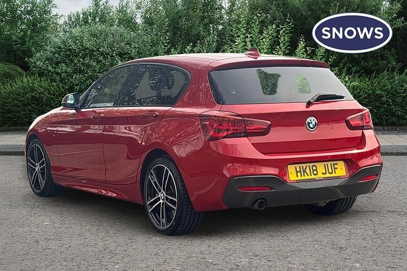 Used BMW 118 M Sport 136 HP (100 kW) 2018 Red Hatchback
