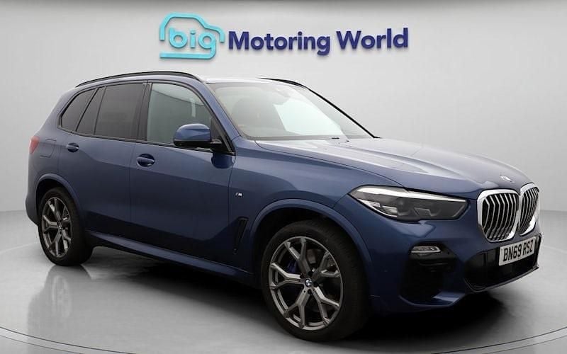 Blue Used 2019 BMW X5 M Sport SUV | £33,250 (Super price) - Image 1/4