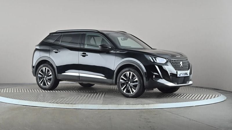 Black Used 2022 Peugeot 2008 Premium SUV | £17,398 (Fair price) - Image 1/4