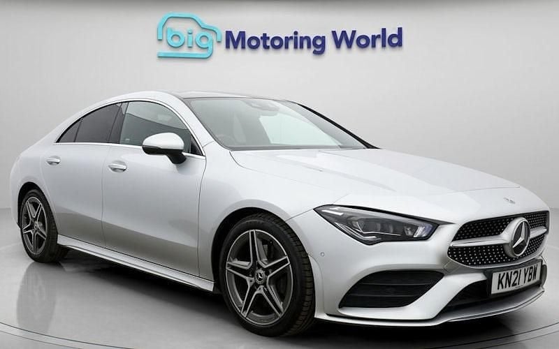 Used Mercedes CLA220 AMG line 190 HP (139 kW) 2021 Silver Sedan