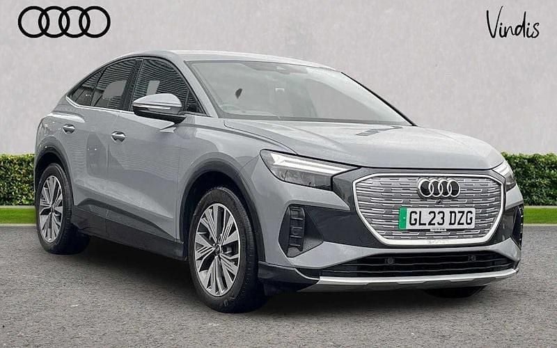 Grey Used 2023 Audi Q4 Sportback e-tron Sport SUV | £35,900 (Super price) - Image 1/4