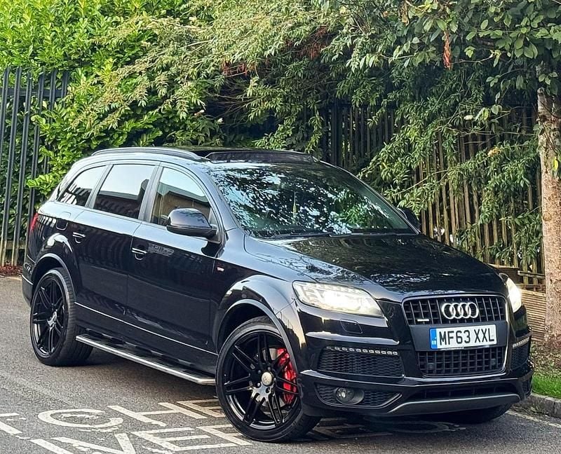 Black Used 2013 Audi Q7 S-line plus SUV | £12,495 (Fair price) - Image 1/4