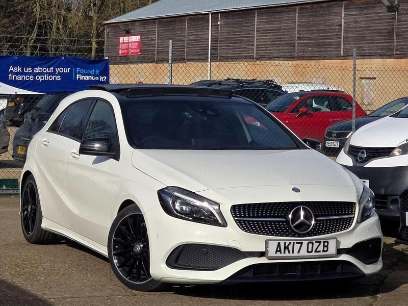 Used Mercedes A220 AMG line 2017 White Hatchback