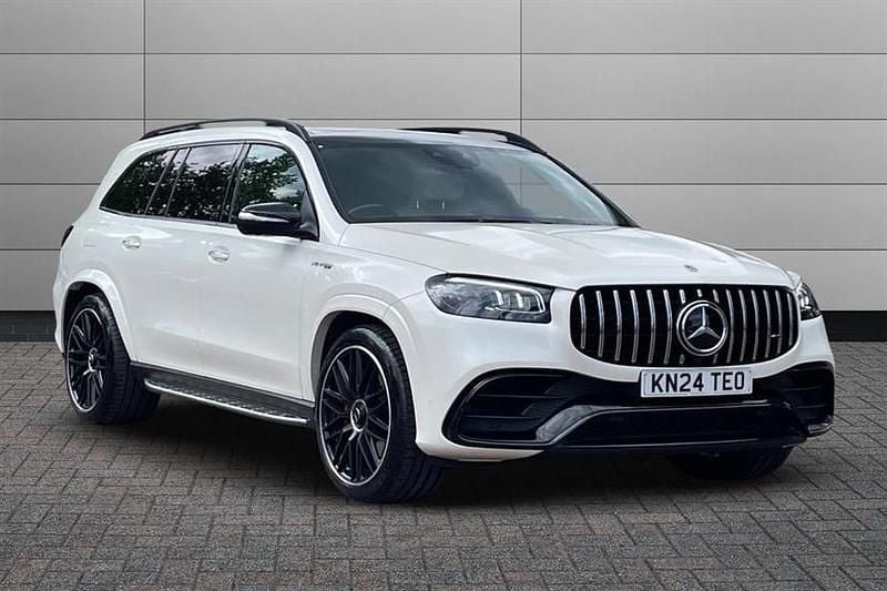 Diamond white bright Used 2024 Mercedes GLS63 AMG Executive SUV | £93,990 (Super price) - Image 1/4