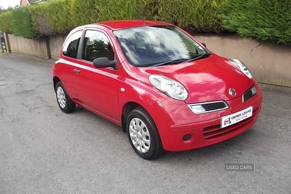 Red Used 2009 Nissan Micra Visia Hatchback | £2,750 (Fair price) - Image 1/4