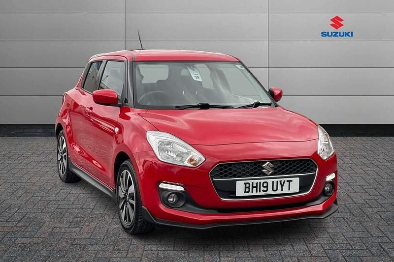 Red Used 2019 Suzuki Swift Hatchback | £9,427 (Fair price) - Image 1/4