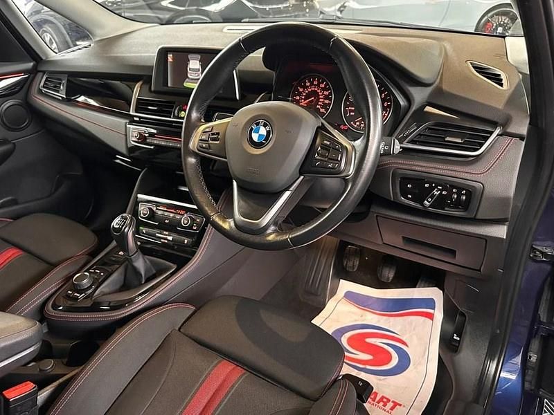 Used BMW 218 Sport Line 136 HP (100 kW) 2015 Blue MPV