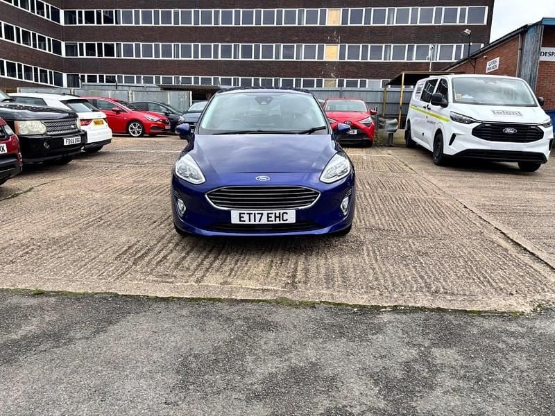 Blue Used 2017 Ford Fiesta Titanium Hatchback | £5,195 (Super price) - Image 1/4