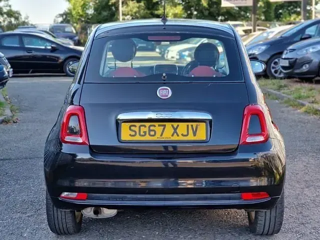 Used Fiat 500 Pop Star 69 HP (50 kW) 2017 Black Hatchback