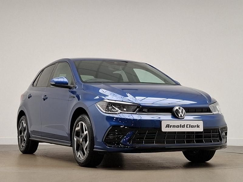 Blue New 2025 VW Polo R-line Hatchback | £23,295 (Fair price) - Image 1/4