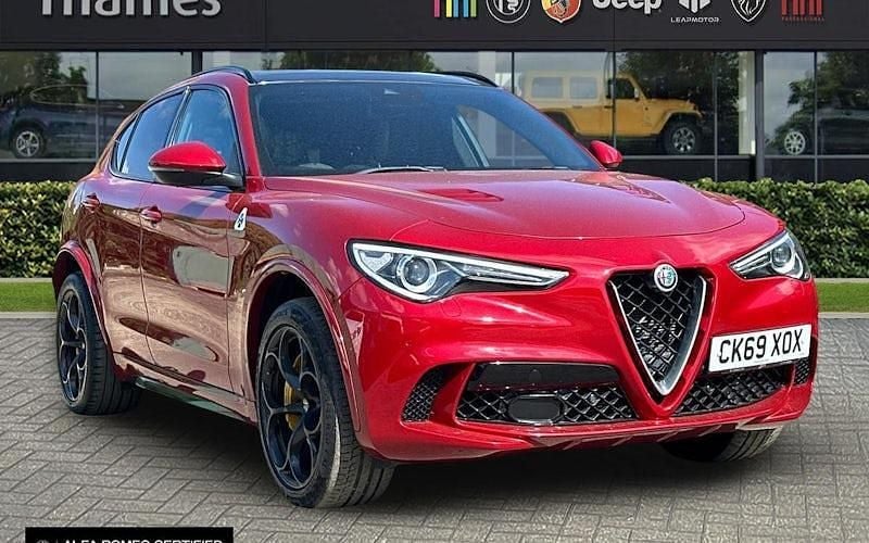 Red Used 2019 Alfa Romeo Stelvio Quadrifoglio SUV | £40,995 (Expensive) - Image 1/4