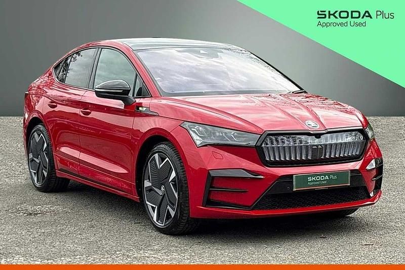 Used Skoda Enyaq iV vRS 183 kW (250 HP) 2024 Velvet red metallic SUV