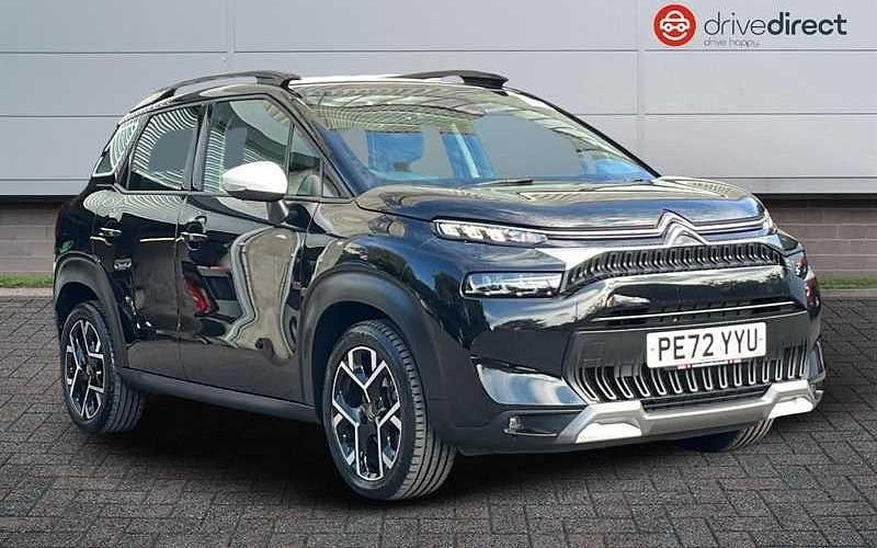 Black Used 2021 Citroën C3 Aircross PureTech SUV | £14,645 (Fair price) - Image 1/4
