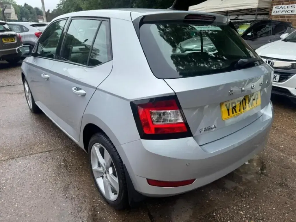 Used Skoda Fabia SE L 95 HP (69 kW) 2020 Silver Hatchback