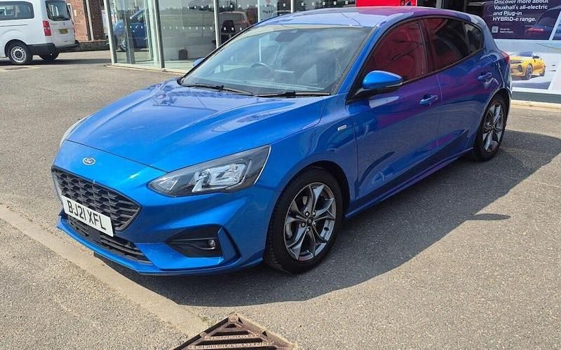 Used Ford Focus ST-Line 125 HP (91 kW) 2020 Blue Hatchback